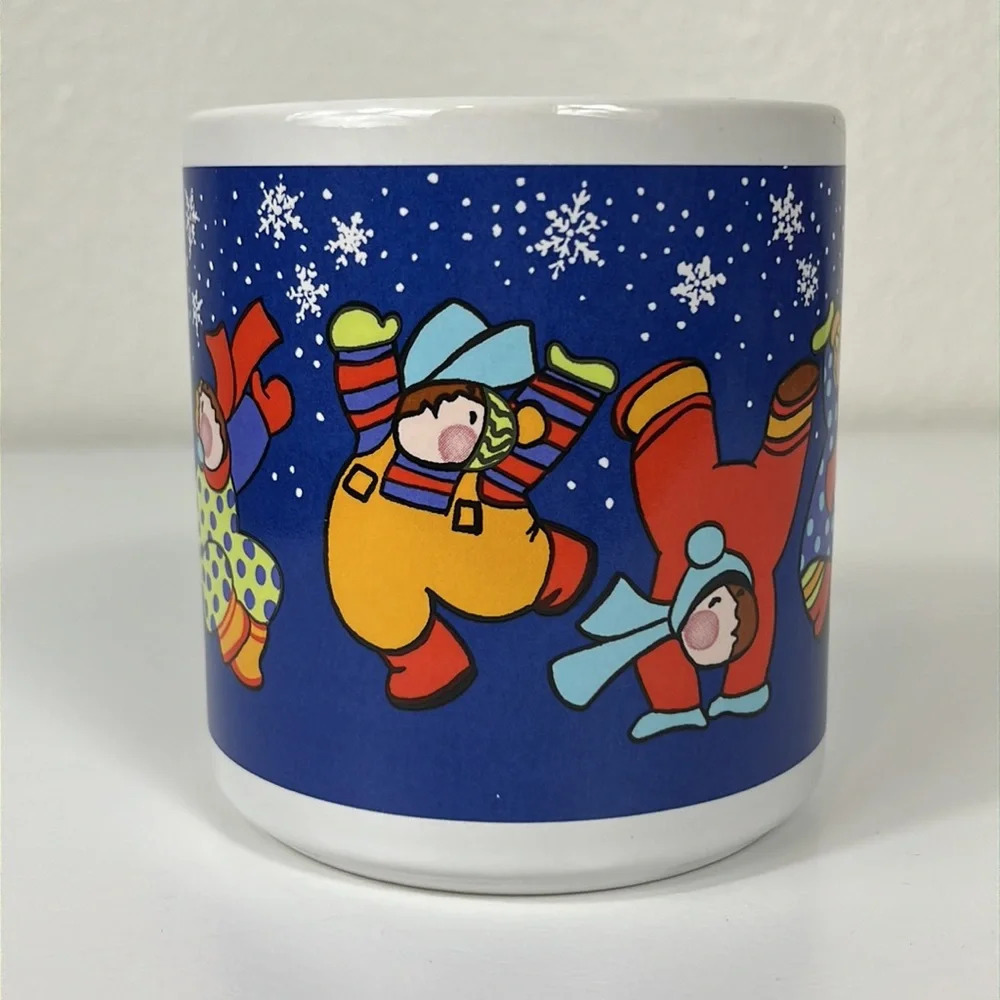 Artic Circle Enterprises Coffee Cup Anchorage Alaska Barbara Lavallee Snow Scene - Picture 2 of 9